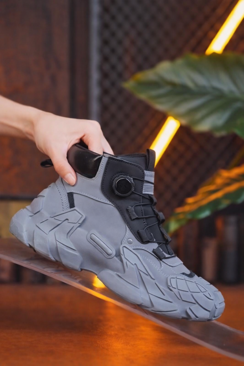 Unisex High-Top Sports Sneakers | Stylish Casual Running Shoes with Anti-Slip Sole